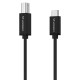 Wozinsky WKDDY2S USB-B - USB-C Cable 2m - Black