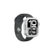 AmazingThing Titan Pro Metal Case for Apple Watch 11 46mm Aluminum - Silver