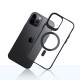 3mk Satin Armor MagCase with MagSafe for iPhone 12 Pro Max - Clear with Black Frame