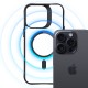 3mk Satin Armor MagCase with MagSafe for iPhone 14 Pro Max - Clear with Black Frame