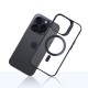 3mk Satin Armor MagCase with MagSafe for iPhone 14 Pro Max - Clear with Black Frame