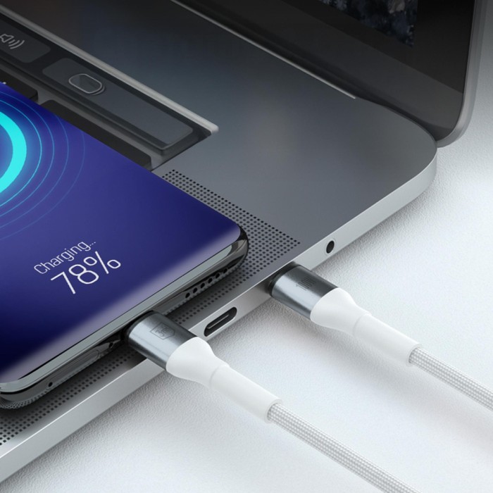 3mk Hyper Cable 3mk Hyper Cable N-SERIES USB-C / USB-C 1m 20V/5A 100W / white