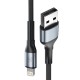 3mk Hyper Cable 3mk Hyper Cable N-SERIES USB-A / Lightning 1m 5V/2.4A 12W / black