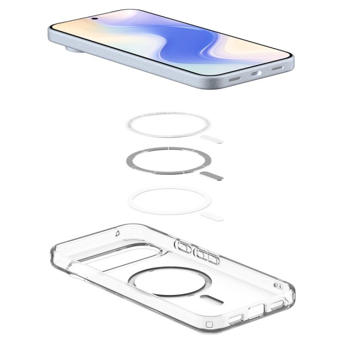 Spigen Ultra Hybrid Mag MagSafe Case for Google Pixel 10 / 10 Pro - Clear and White