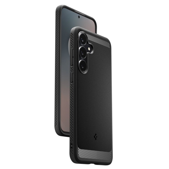 Spigen Rugged Armor Case for Samsung Galaxy S25 FE - Matte Black