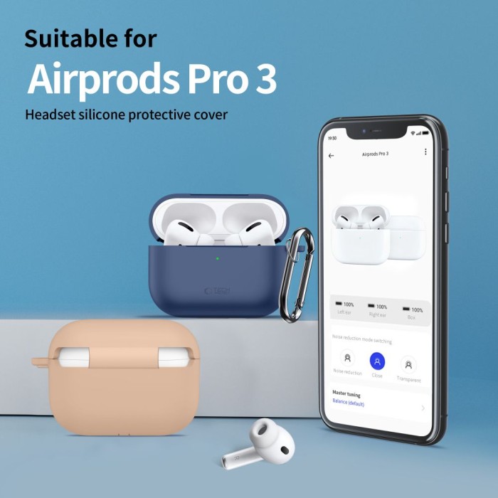 Tech-Protect Silicone Hook Case for AirPods Pro - Olive