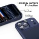 Tech-Protect MagMat Case for iPhone 17 Pro - Matte Navy Blue