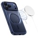 Tech-Protect Magpeak Magsafe CC Case for iPhone 17 Pro Max - Matte Navy Blue