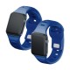 3mk Silicone Watch Strap for Apple Watch 38 / 40 / 41 mm - blue