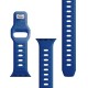 3mk Silicone Watch Strap for Apple Watch 38 / 40 / 41 mm - blue