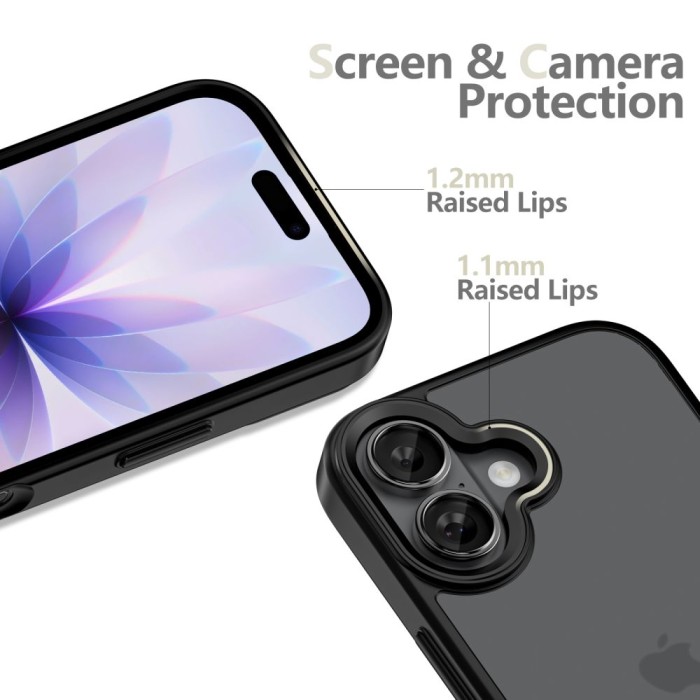 Tech-Protect MagMat iPhone 17 Case - Matte Black