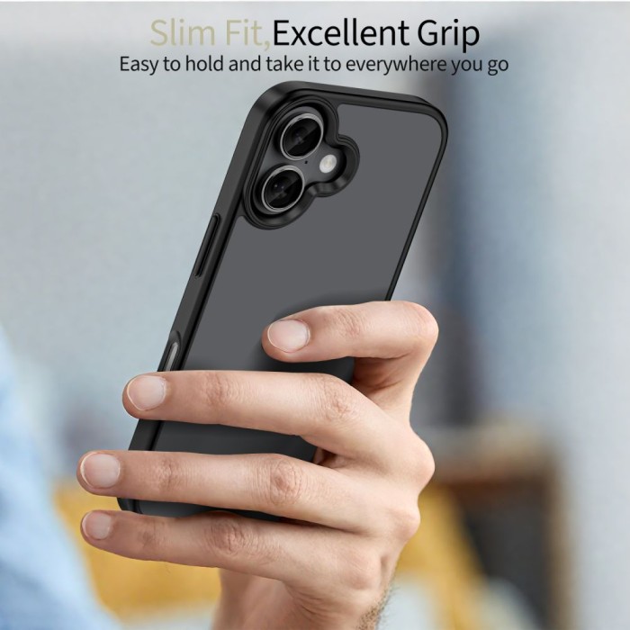 Tech-Protect MagMat iPhone 17 Case - Matte Black