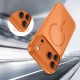 Tech-Protect Magpeak Magsafe CC Case for iPhone 17 Pro - Transparent Orange