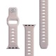 3mk Silicone Watch Strap for Apple Watch 38 / 40 / 41 mm - beige