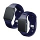 3mk Silicone Watch Strap for Apple Watch 38 / 40 / 41 mm - blue