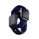 3mk Silicone Watch Strap for Apple Watch 38 / 40 / 41 mm - blue