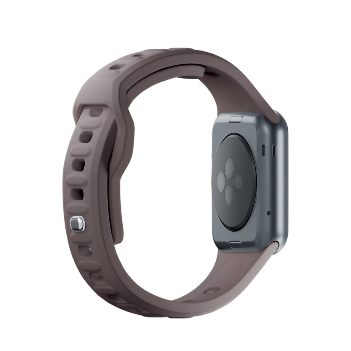 3mk Silicone Watch Strap for Apple Watch 38/40/41 mm - Dark Gray