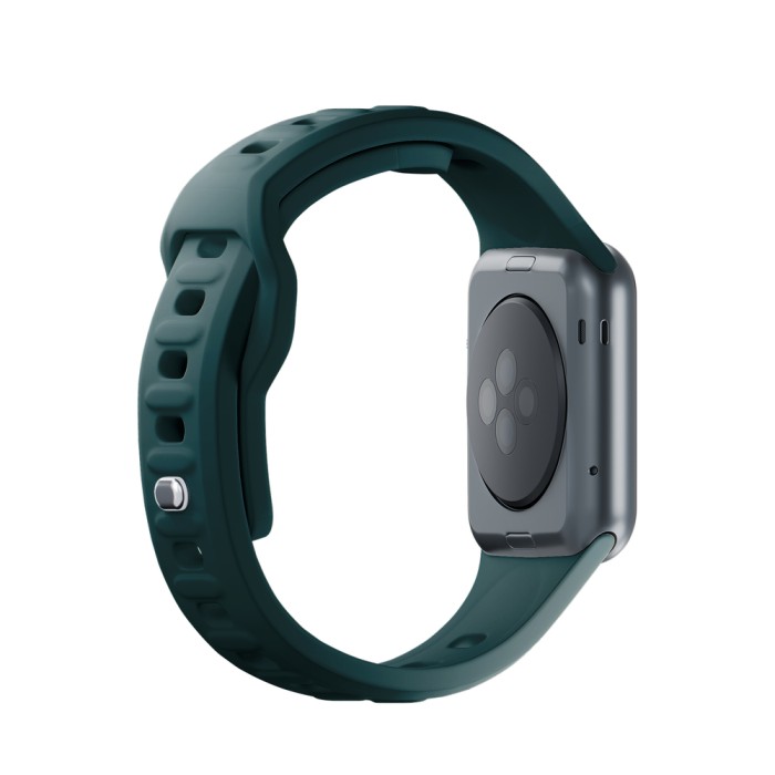 3mk Silicone Watch Strap for Apple Watch 42 / 44 / 45 / 49 mm - green