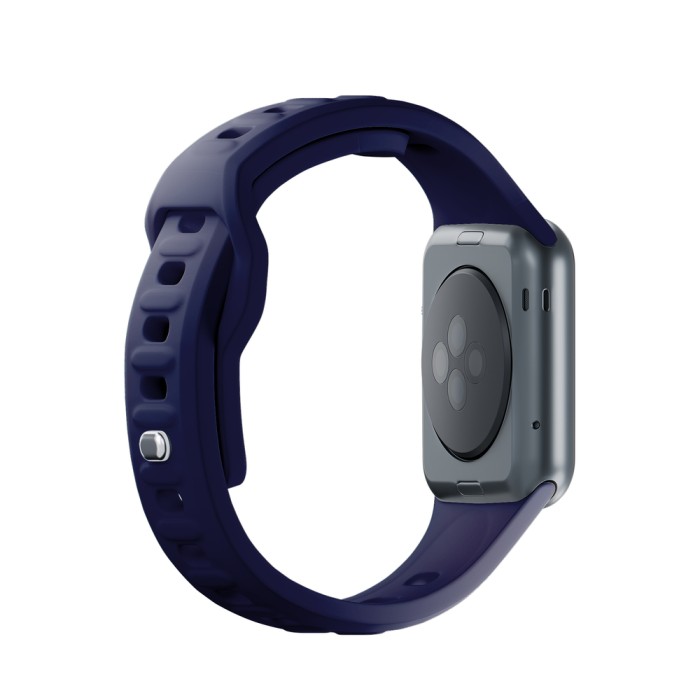 3mk Silicone Watch Strap for Apple Watch 42 / 44 / 45 / 49 mm - blue