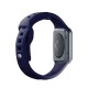 3mk Silicone Watch Strap for Apple Watch 42 / 44 / 45 / 49 mm - blue