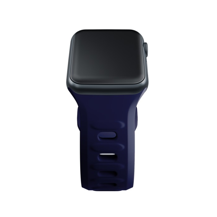 3mk Silicone Watch Strap for Apple Watch 42 / 44 / 45 / 49 mm - blue