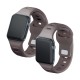 3mk Silicone Watch Strap for Apple Watch 42 / 44 / 45 / 49 mm - brown