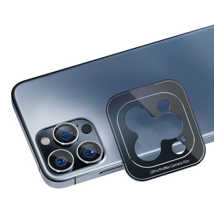 3mk Lens Protection Camera Cover with Green Frame for iPhone 16 / 16 Plus