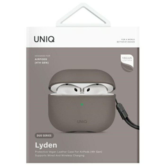 Uniq Lyden DS AirPods 4 Case - Gray