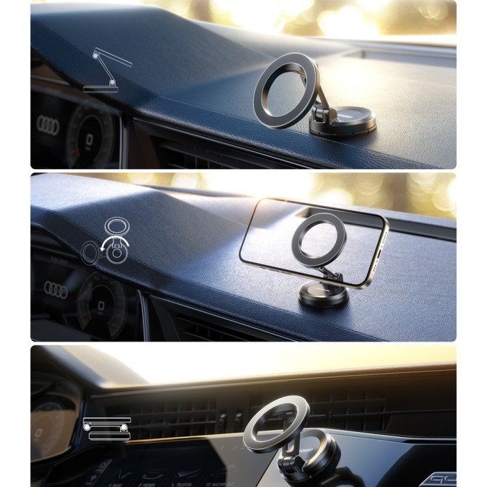 Joyroom JR-ZS505 Magnetic Dashboard Mount Compatible with MagSafe - Black