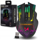 Wozinsky WMGB-3200 Wireless Optical Gaming Mouse with Built-in Rechargeable Battery 3200 DPI with RGB Lighting - Black