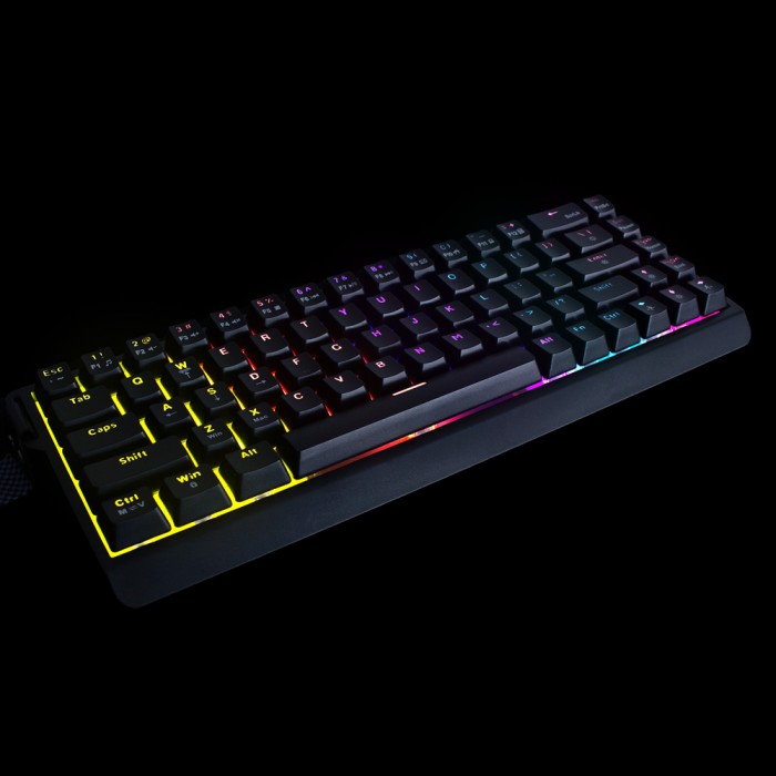 Wozinsky WKGP-1165 Mechanical Gaming Keyboard with RGB Backlight - Black