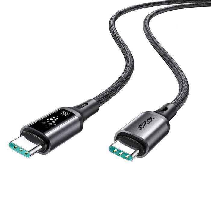 Joyroom S-A60 StarTalk 100W USB-C - USB-C Cable 1.2m - Black