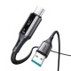Joyroom S-A60 StarTalk 3A USB-A - USB-C cable 1.2m - black