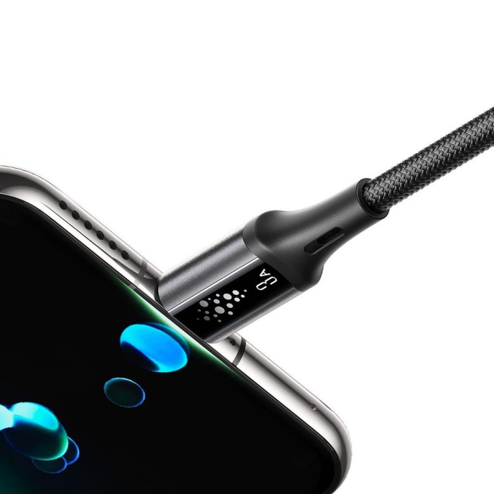 Joyroom S-A60 StarTalk 3A USB-A - USB-C cable 1.2m - black