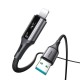 Joyroom S-A60 StarTalk 3A USB-A - Lightning cable 1.2m - black