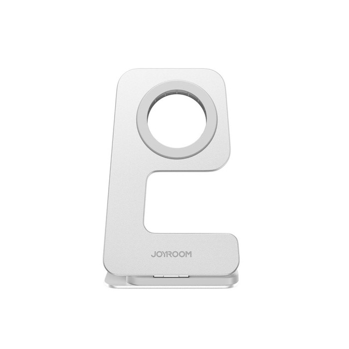 Joyroom JR-W18 inductive charger holder for smartwatches - silver