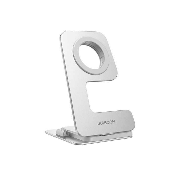 Joyroom JR-W18 inductive charger holder for smartwatches - silver