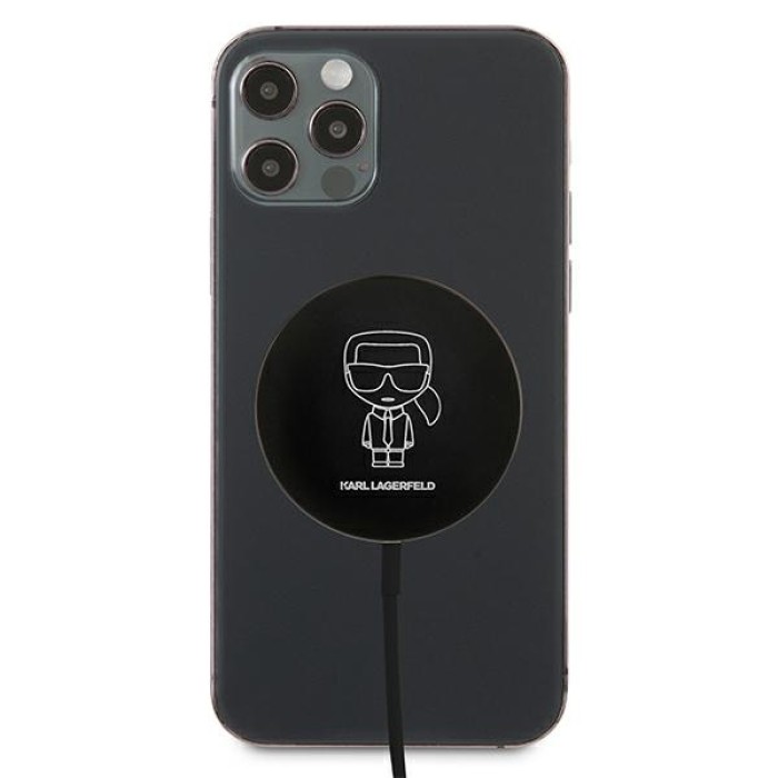 Karl Lagerfeld 15W Wireless Charger with MagSafe - Black