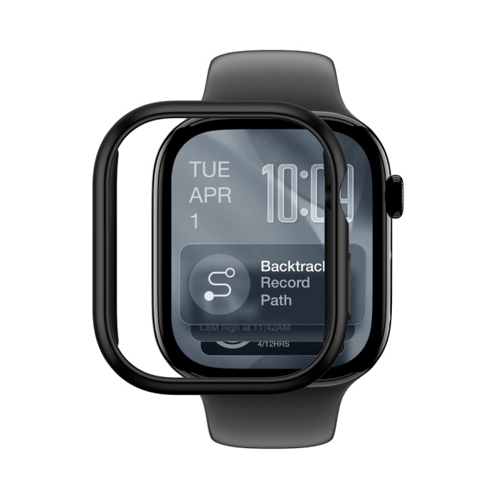 AmazingThing Minimal Protective Case for Apple Watch Series 11 46mm - Black