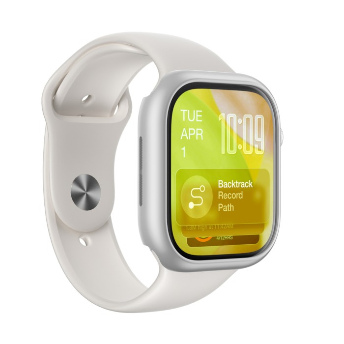 AmazingThing Minimal Protective Case for Apple Watch Series 11 46mm - Silver