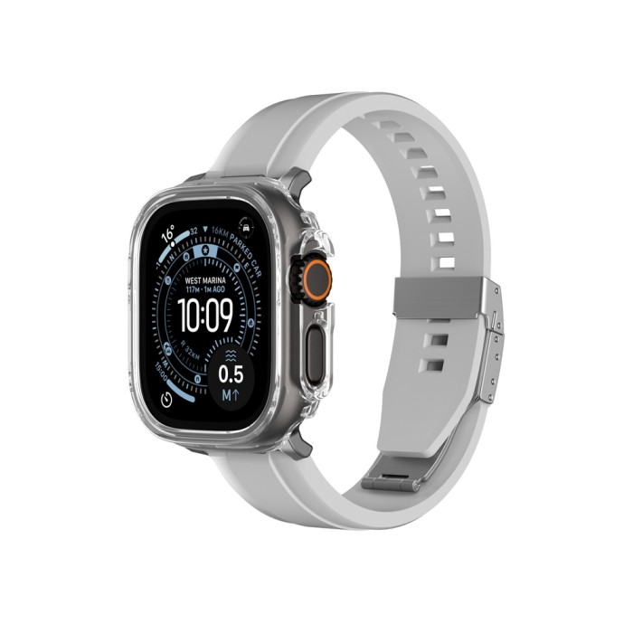 AmazingThing Minimal protective case for Apple Watch Ultra 3 / Ultra 4 49 mm - clear