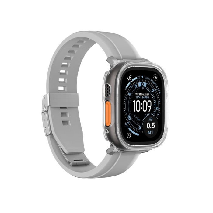 AmazingThing Minimal protective case for Apple Watch Ultra 3 / Ultra 4 49 mm - clear
