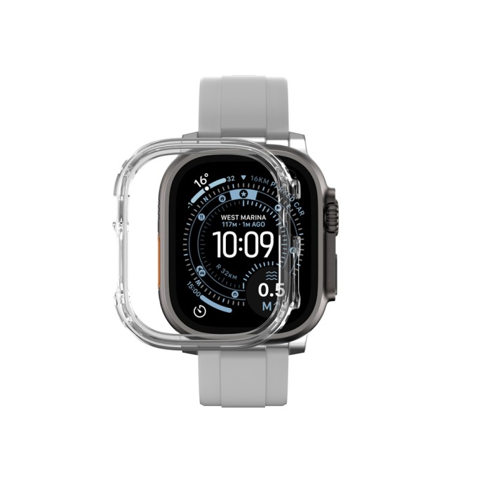 AmazingThing Minimal protective case for Apple Watch Ultra 3 / Ultra 4 49 mm - clear
