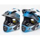 Rockbros TS-61 10110061002 Children&amp;#39;s Bike Helmet with Detachable Chin Size M (54-57) - Blue