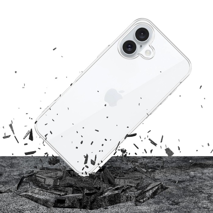 3mk Clear Case for iPhone 16 Plus - transparent