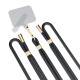 Smartphone Lanyard 3mk EasyClip - Black
